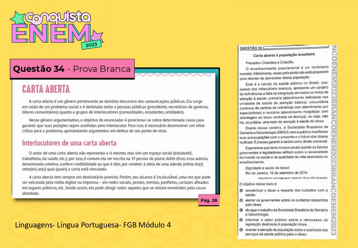 ENEM 2023: Material Didático Conquista