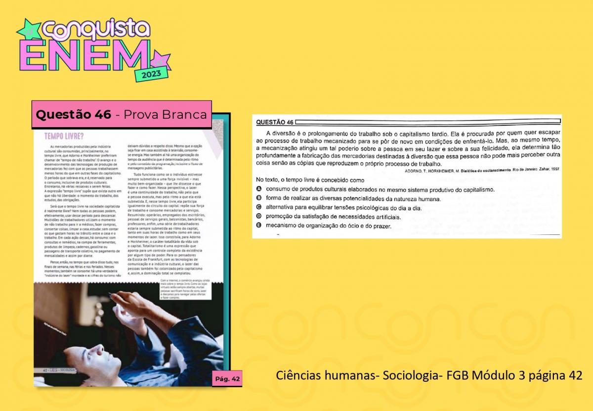 ENEM 2023: Material Didático Conquista