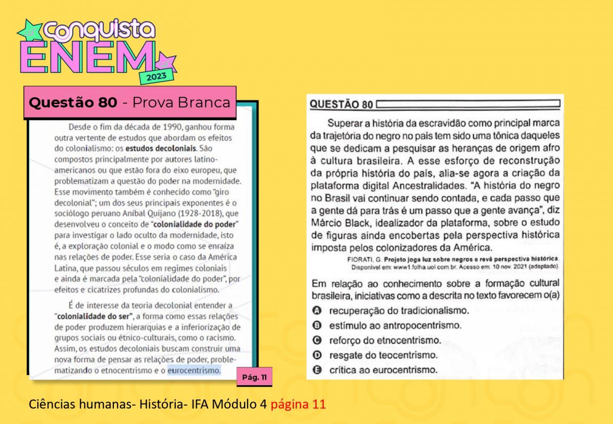 ENEM 2023: Material Didático Conquista